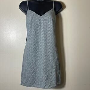 Cottage core Spaghetti strap sweetheart neckline blue floral forever 21 sz small